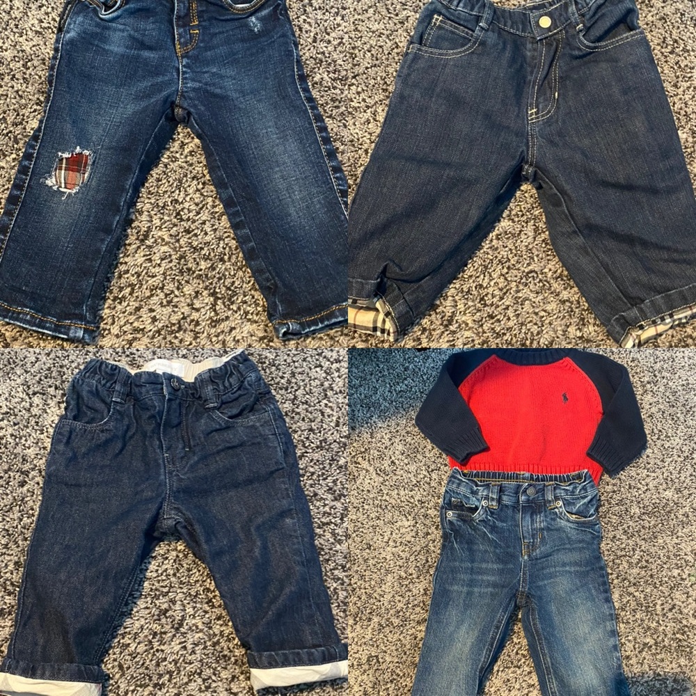 Burberry & polo jeans